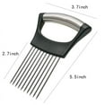 thumbnail image 4 of Stainless Steel Onion Holder for Slicing,Onion Slicer Holder,Onion Cutter for Slicing of Onions,Tomatoes,Avocados,Eggs and Other Vegetables,KItchen Utensils, 4 of 7
