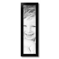 thumbnail image 2 of ArtToFrames 6" x 22" Satin Black Picture Frame, 6x22 inch Black Wood Poster Frame (WOM-1451), 2 of 8
