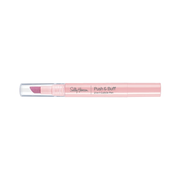 Sally Hansen  Stylo 2-en-1 Push & Buff, Coupe-cuticules, Stylo à cuticules, préparation pour manucure