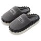 thumbnail image 2 of Zapatillas de algodón para hombre, sensación de caca, zapatillas de plataforma cálidas antideslizantes para interior de casa de invierno, 2 of 5