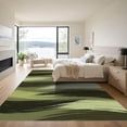 thumbnail image 3 of ODIKA 5'x7' Machine Washable Non-Slip Area Rug, Abstract Green High Traffic Rug, Green, 1284496, 3 of 7