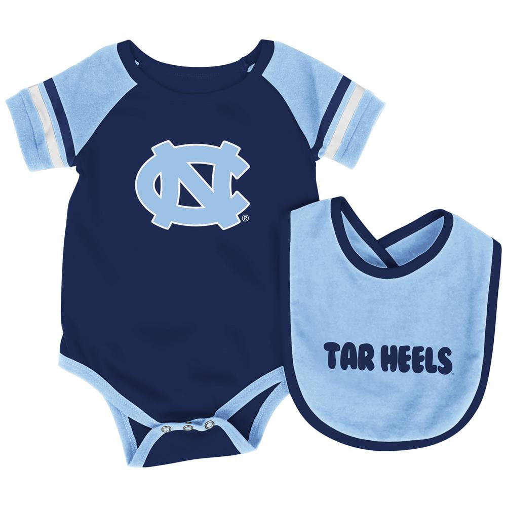 North Carolina Tarheels UNC Baby Bodysuit and Bib Set Infant Jersey by Colosseum