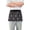 Folk Art Shape, variant on Limes and Jasmine Flowers Server Apron with 3 Pockets Waterproof Waitress Waist Short Apron for Man Woman 12 Inches