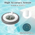 thumbnail image 4 of Wireless Pool Thermometer Floating Easy Read, Digital Pool Thermometer With Ipx7 Waterproof, Pool Thermometer With Outdoor/indoor Temperature Monitor, 4 of 4