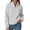 White(Ladies Jackets), variant on Polar Fleece Zip Jacket for Women Raglan Sleeve High Neck Warm Winter Layer Top