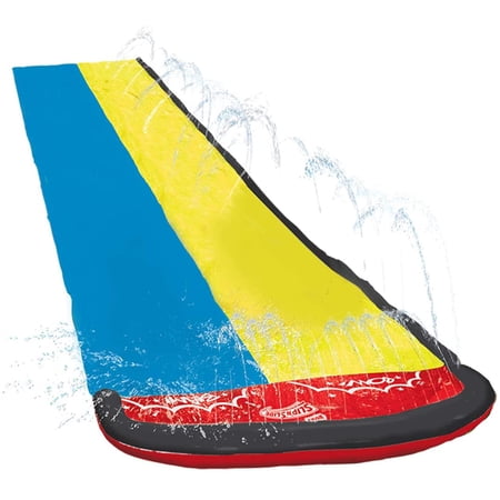 Terra Best Slip And Slide 16 ft. Long slide Wave Rider Double with 2 Slide Boogies For kids