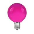 thumbnail image 2 of Novelty Lights 25 Feet Purple G40 Globe Outdoor Patio String Lights, Green Wire, 2 of 7