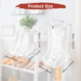 thumbnail image 3 of Uxcell Boot Storage Bags [4-Pack] - Portable Tall Short Boot Carry Bags for Travel & Daily Use - [White], 3 of 7