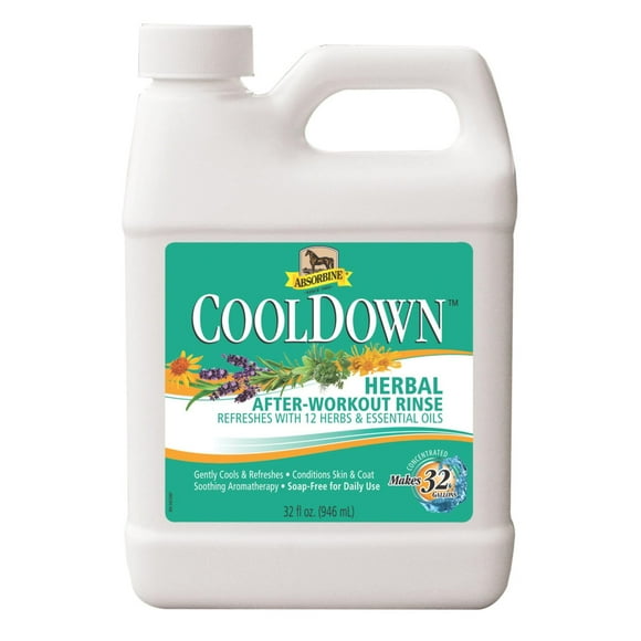 Enjuague para después del entrenamiento Absorbine CoolDown, concentrado de hierbas, 946 ml
