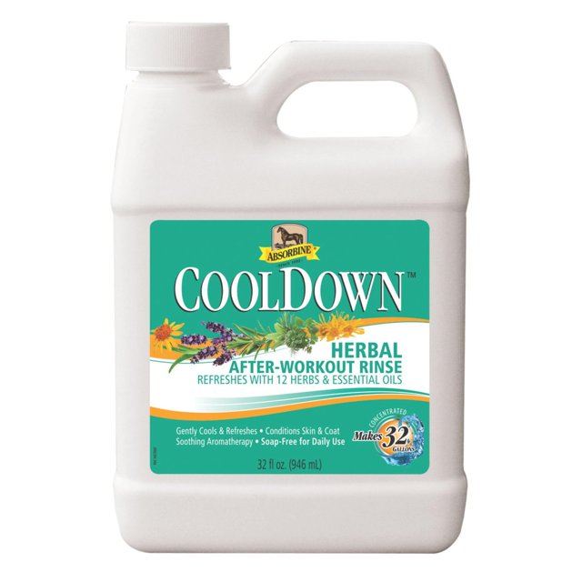 Enjuague para después del entrenamiento Absorbine CoolDown, concentrado de hierbas, 946 ml
