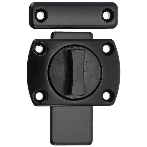 BESTOYARD Durable Black Zinc Alloy Door Lock Latch for Residential Use