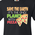 thumbnail image 4 of Inktastic Save the Earth. Its the Only Planet with Pizza. Youth T-Shirt, 4 of 5
