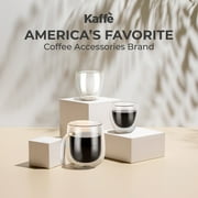 Small Glass Espresso Cups 3oz, Kaffe, Set of 2
