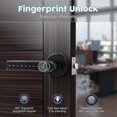thumbnail image 1 of Fingerprint Smart Door Lock Door Knob With Keypad Keyless Entry Door Lock With Handle Hotel Office, 1 of 4