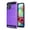 Purple, variant on For Samsung Galaxy A71 5G / SM-A716 Dual layer Metal Brushed Shockproof Armor Hybrid Case Cover Purple