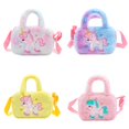 thumbnail image 2 of Bolso de mano para niña, bonito bolso de unicornio, bolso bandolera para niños, bolso de hombro de moda, 2 of 5