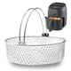 thumbnail image 3 of Air Fryer Basket,steamer Basket,304 Stainless Steel Mesh Basket For Air Fryer,air Fryer Accessory 8, 3 of 5