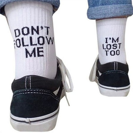 

Lost Too Creative Unisex Women Men Casual Sokken Daily