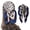 Blue1, variant on Headbands for Women Vintage Leopard Chain Printed Spring Summer Headband