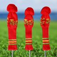 thumbnail image 6 of 3Pcs Knitted Golf Club Head Covers Equipment Golf Headcovers Set Golf Protector Soft Creative Knit Golf Head Covers for Beginners Women, 6 of 8