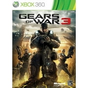 Angle View: Restored Gears of War 3 (Xbox 360, 2011) (Refurbished)