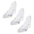thumbnail image 1 of 3X Zapatos de cristal Regalo de cumpleaños Decoración del hogar Zapatos de tacón alto Zapatos de boda Figuras Miniaturas Adorno, 1 of 8