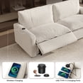 thumbnail image 6 of Sdorens Cloud Couch Power Reclining Sofa-Oversized Reclining Sectional Couches,Oversized Modular Sectional Sofa with Power Recliner for Living Room with USB,TypeC,Beige, 6 of 37