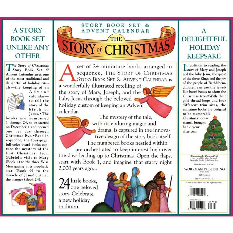 The story of christmas アドベントカレンダー絵本 Amazon.com: The Story of Christmas Story Book Set and Advent