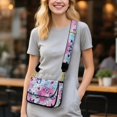 thumbnail image 2 of ZUXONGSY Tie-Dye Butterfly Floral Print Shoulder Bag for Women Waterproof Crossbody Purse Small Satchel with Adjustable Wide Strap for Daily Use Shopping, 2 of 7