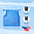 thumbnail image 4 of Tawatiler 8/16 Pack Rite-Size A Filter Cartridges for Marineland Penguin Power Filters 75 & 100 , 8 Packs, 4 of 8