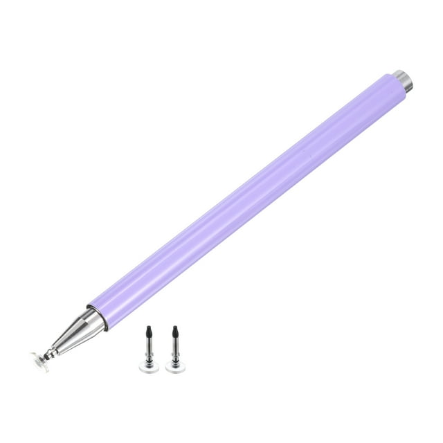 Unique Bargains Stylus Pens for Touch Screens Magnetic 2 Fine Point Disc Universal Capacitive Pen Sensitivity, Purple