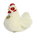 thumbnail image 4 of Aurora - Small White Miyoni - 8" White Hen - Realistic Stuffed Animal, 4 of 5