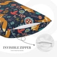 thumbnail image 5 of Binfone Colorful Fox Standard Size Pillowcase, Long Staple Pure Cotton Envelope Closure Pillow Cover,16"x24", 5 of 9