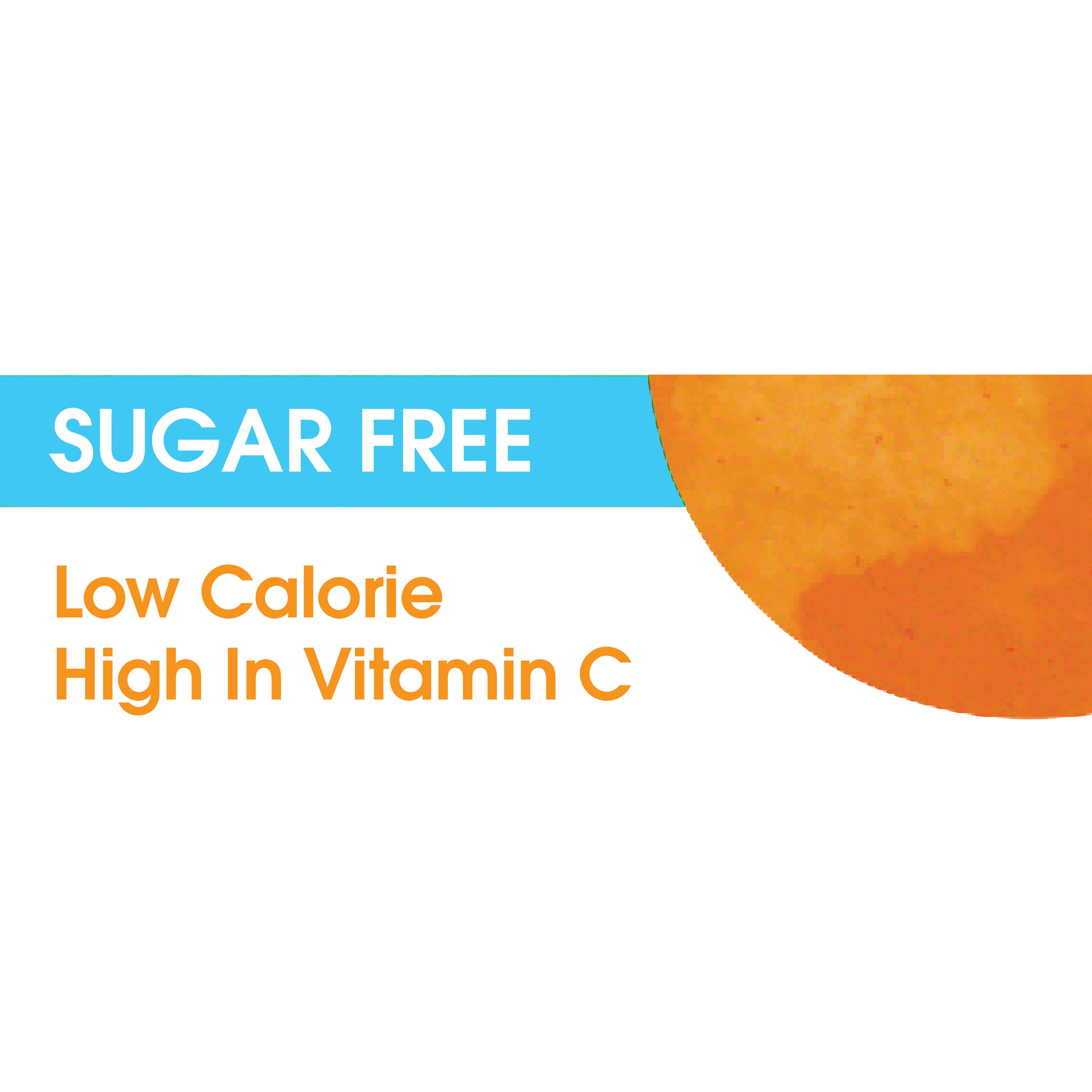 (12 pack) Great Value Sugar-Free Orange Blast Drink Mix Powder, 0.56 oz, 5 Count