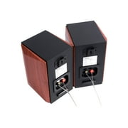 Edifier P17 Passive Bookshelf Speakers - 2-way Speakers with Built-in Wall-Mount Bracket