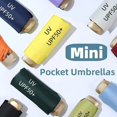 thumbnail image 1 of Typpkmm Mini Sombrilla De Bolsillo PequeñO with Paraguas De Viaje Para Lluvia and, 1 of 6