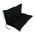 thumbnail image 2 of Injueey Cojín para asiento de mecedora, reemplazo de Color sólido, transpirable, respetuoso con la piel, impermeable, a prueba de sol, Decoración del hogar Negro 150x100x10cm, 2 of 6