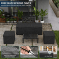 thumbnail image 5 of ELPOSUN  Aluminum Patio Furniture Set, Metal Patio Furniture Outdoor Couch, Aluminum Patio Chairs, 5 of 8