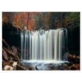 thumbnail image 2 of Automne Cascade avec Feuillage Coloré - Art Mural Moderne sur Toile, 2 of 3