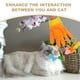 thumbnail image 4 of Guante Teaser de cinco dedos, juguete interactivo para burlas de Gato, guante de Teaser para mascota de peluche con juguete Teaser, 4 of 5