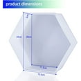 thumbnail image 4 of Large Silicone Molds for Resin, Actvty Large Resin Molds, 9 Inch Upgraded Hexagon Silicone Molds for Flowers Preservation, DIY Wedding, Valentine, Anniversary and Home Decors, 4 of 8