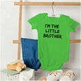 thumbnail image 4 of I'm the Little Brother Siblings Bodysuit Jumper Boys Infant Baby Brisco Brands NB, 4 of 6
