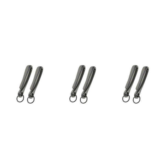Yuarrent Gancho en forma de U de 2 piezas, billetera portátil, anzuelo de aleación de Zinc, soportes para llavero, accesorios para hacer Type1 NO1