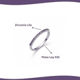 thumbnail image 2 of Anillo Churumbela De Plata 925 Con Zirconias Para Mujer Luma, 2 of 4