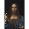 thumbnail image 3 of Leonardo da Vinci 18x24 Black Modern Framed Museum Art Print Titled - Savior of the World (About 1500), 3 of 5