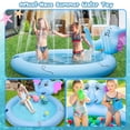 thumbnail image 2 of Adofi Splash Pad for Kids, 82.7" Inflatable Wading Baby Pool, Outdoor Sprinkler for Toddlers, Summer Water Toys for Boys Girls 3 6 Years, Non-slip Play Mat, Splash Pads for Toddlers Ages 1 3, 2 of 7