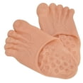 thumbnail image 4 of Pantuflas divertidas para pies descalzos 1 par de pantuflas realistas de pies grandes cubiertas para zapatos juguetes de rol de Halloween fiesta de baile maquillaje ANGGREK Otros, 4 of 8