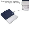 thumbnail image 6 of MOSISO 15" 15.4" 15.6" Laptop Sleeve Briefcase for for MacBook HP/Asus/Dell/Lenovo/Acer/Samsung, Water Resistant Notebook Case Protective Bag Cover for MacBook Pro 16 inch Touch Bar A2141, Navy Blue, 6 of 6