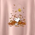 thumbnail image 3 of Peanuts - Snoopy & Woodstock Leaves - Youth Girls Boxy T-Shirt, 3 of 6