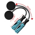 thumbnail image 3 of Maoww Jump Rope Adjustable Cordless Skipping Rope with 2 Bearing Weighted Ball for Training Fitness, Blue, 3 of 7